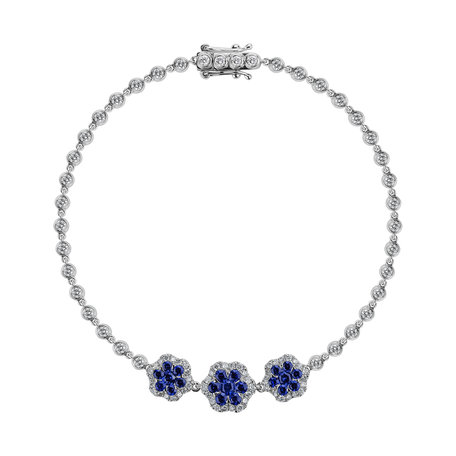 Diamond bracelet with Sapphire Talon