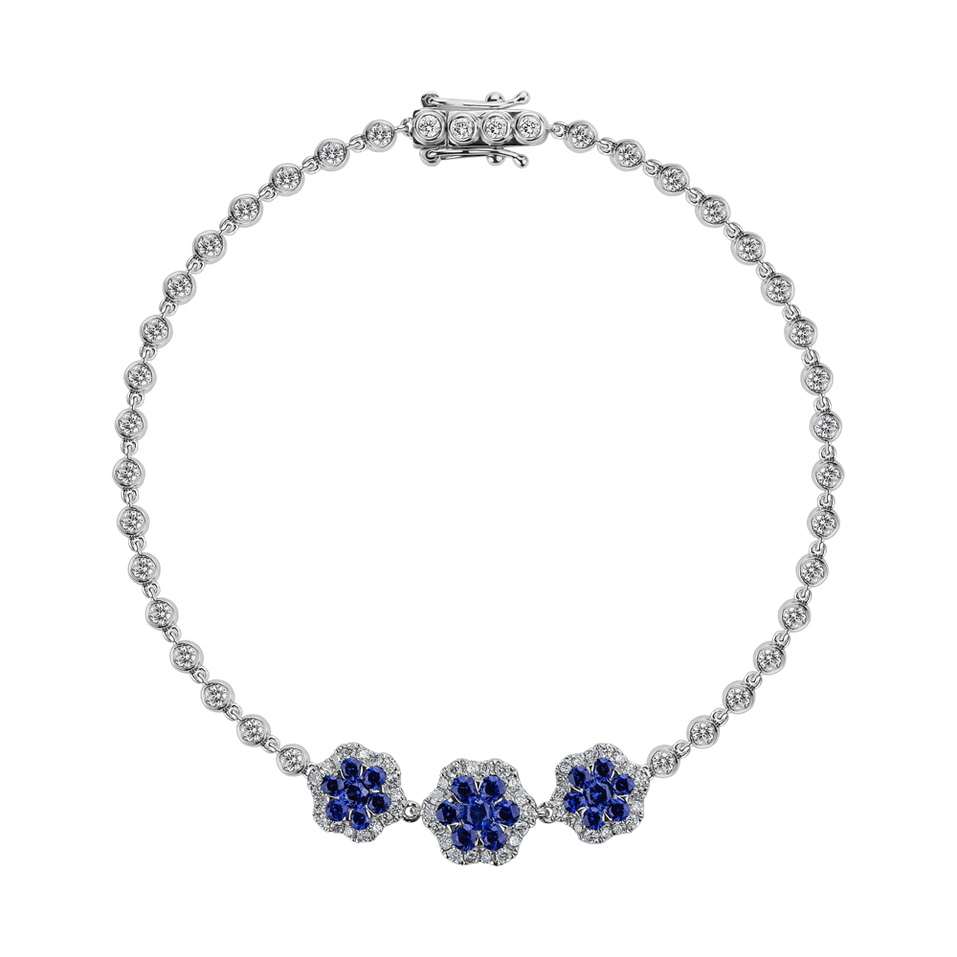 Diamond bracelet with Sapphire Talon