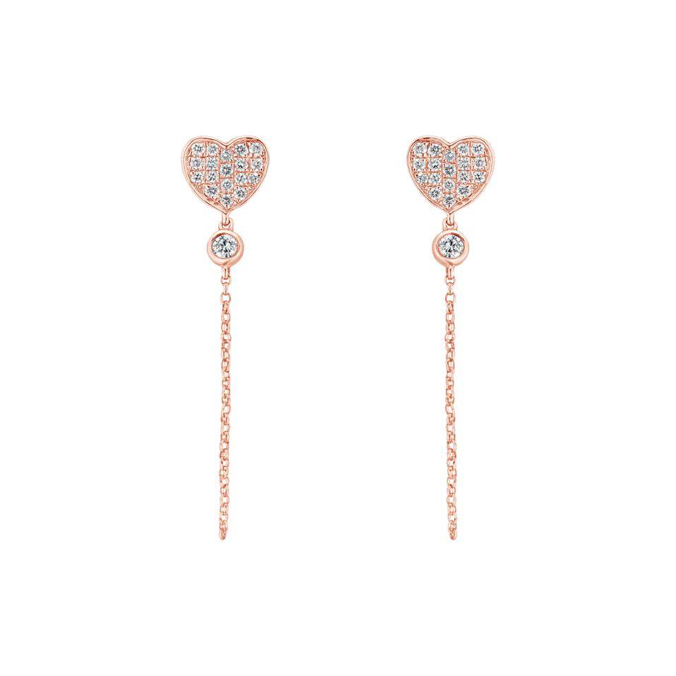 Diamond earrings Blush Romance