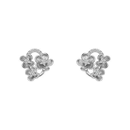 Diamond earrings Summer Garden