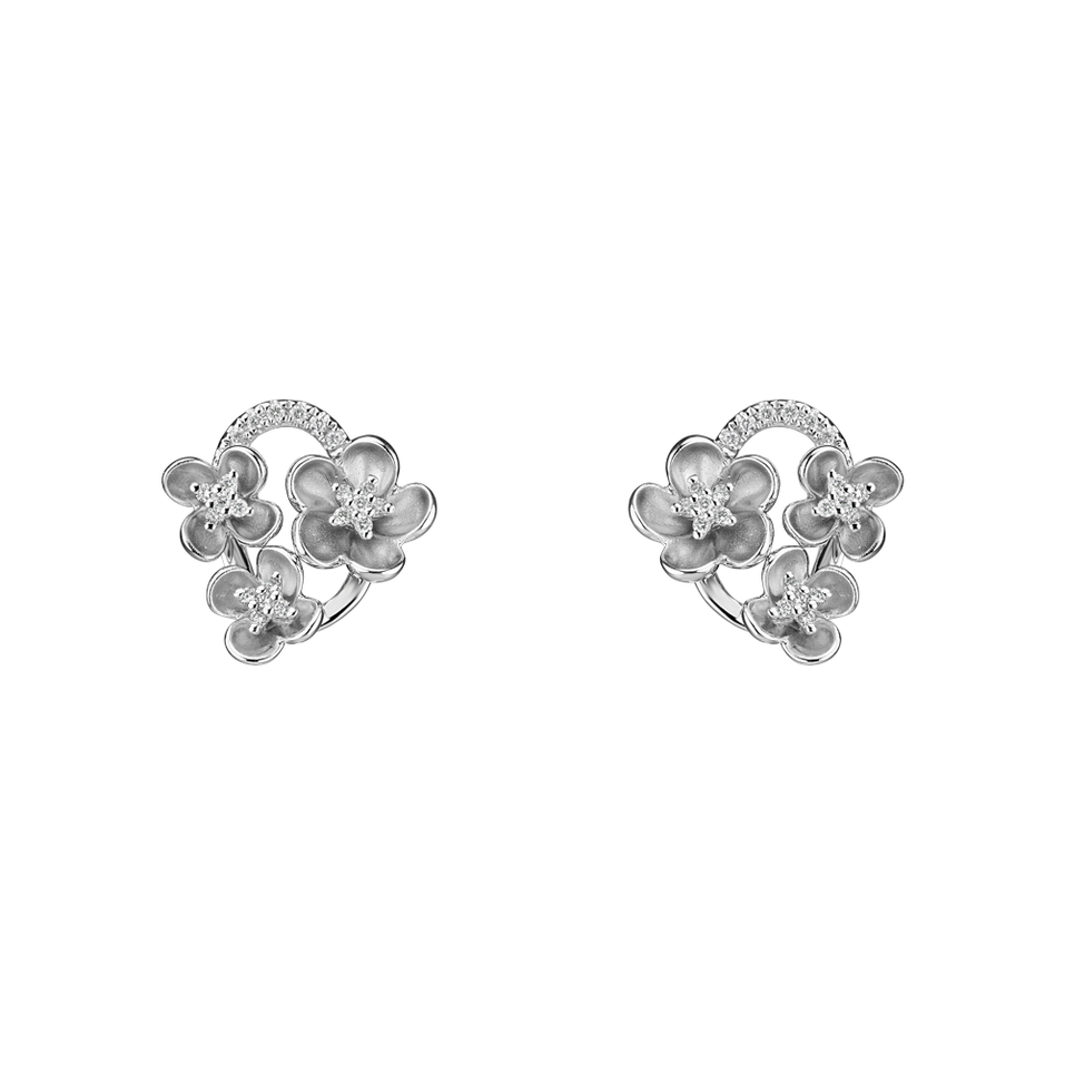 Diamond earrings Summer Garden