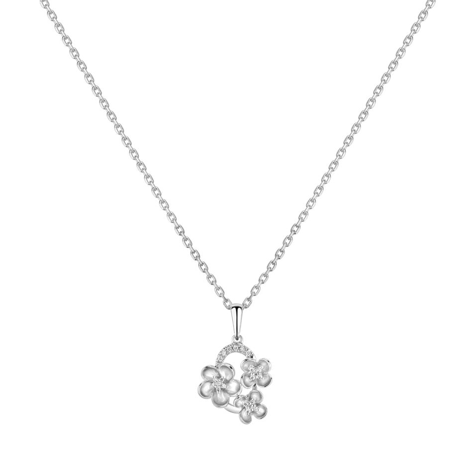 Diamond pendant Shiny Flora