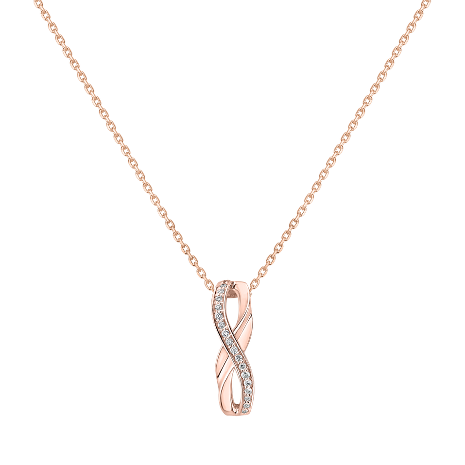 Diamond pendant Sparkling Infinity