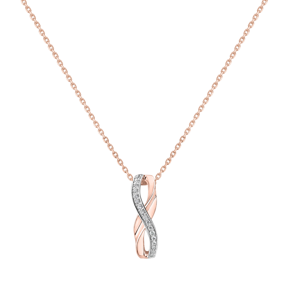 Diamond pendant Sparkling Infinity