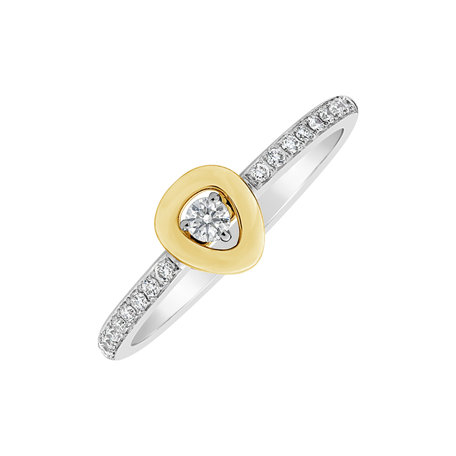 Diamond ring Yellow Trinity