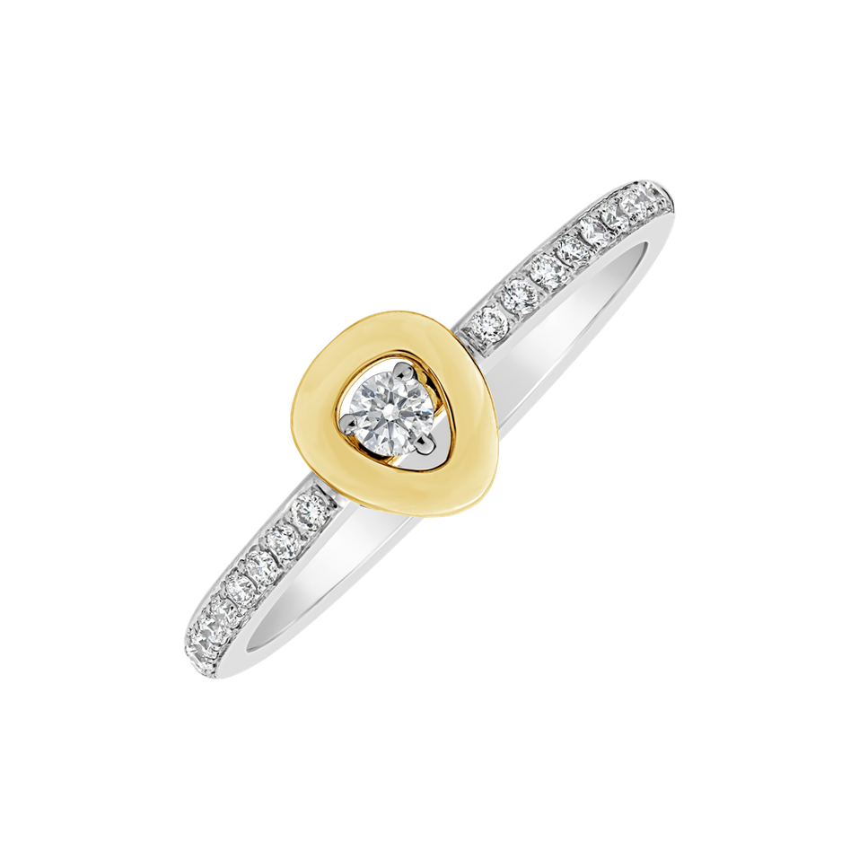 Diamond ring Yellow Trinity