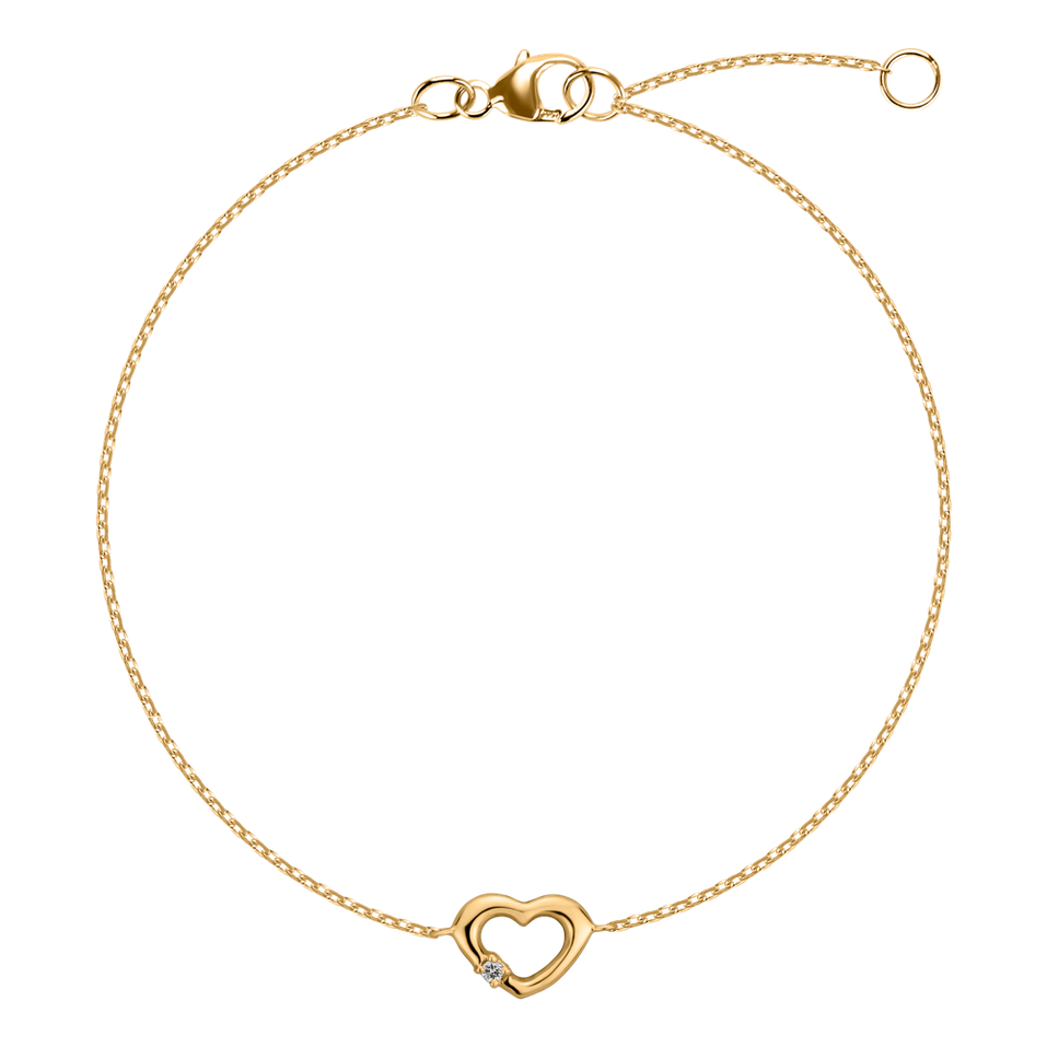 Diamond bracelet Sparkling Heart