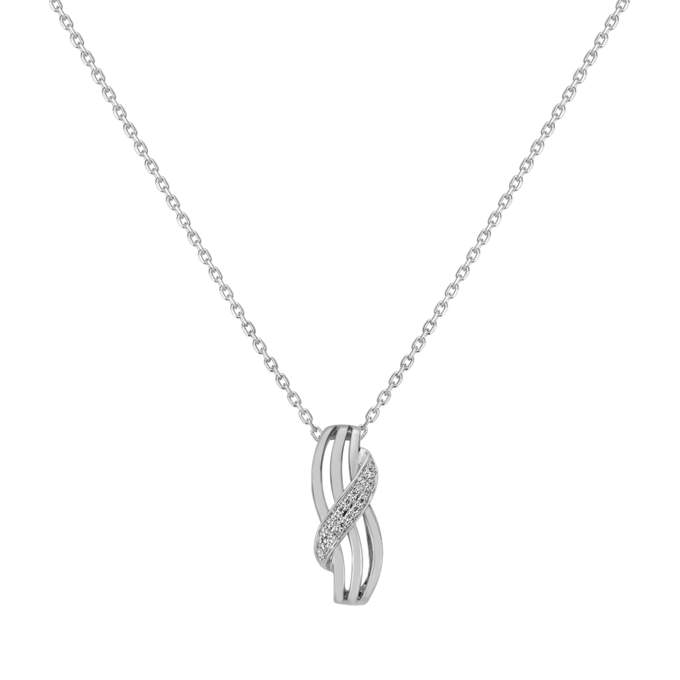 Diamond pendant Alluring Waves