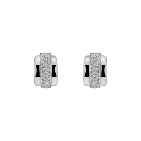 Diamond earrings Snowfire