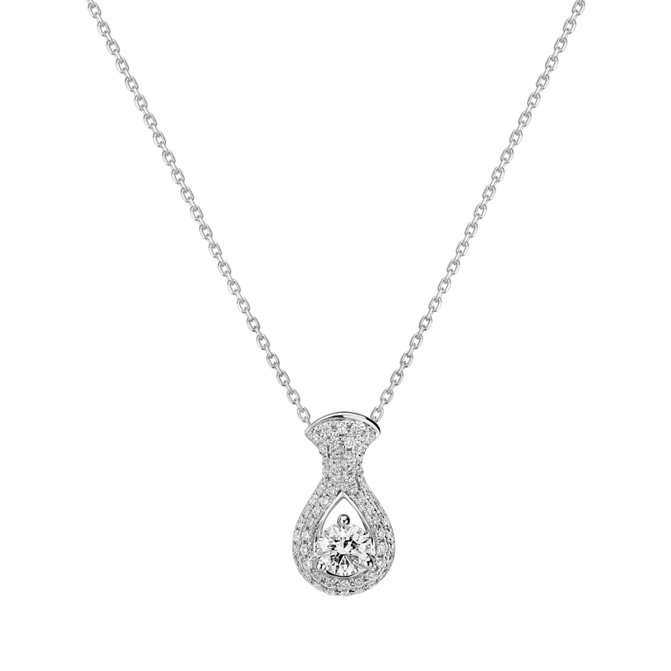 Diamond pendant Glittering Drop