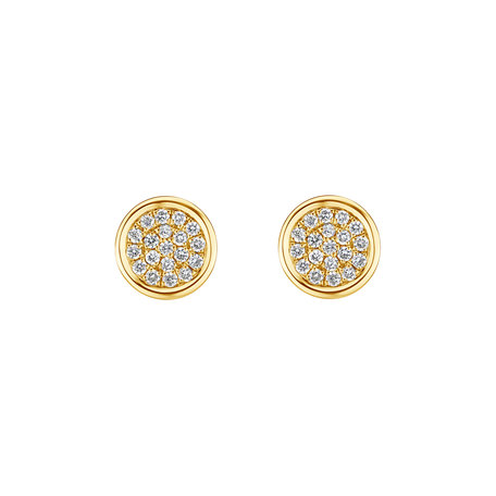 Diamond earrings Endless Circle