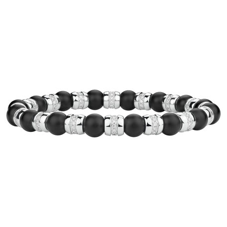 Diamond braclet with Agate Essential Shine