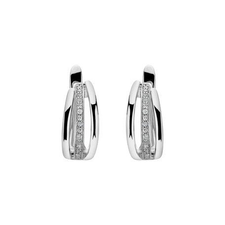 Diamond earrings Sparkling Memory