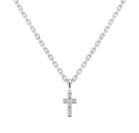 Diamond pendant Small Cross