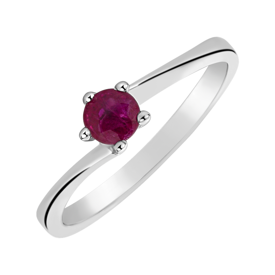 Ring with Ruby Bonbon