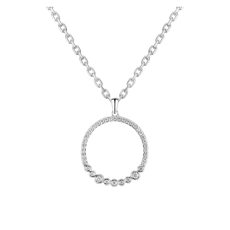 Diamond pendant Virgin Poem