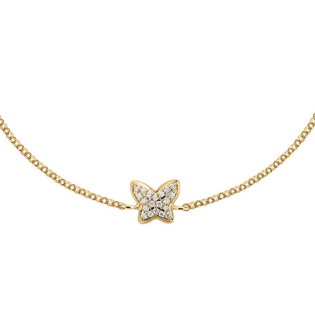 Diamond bracelet Butterfly