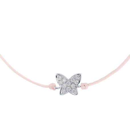 Diamond bracelet Lovely Butterfly