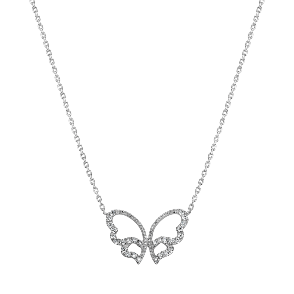 Diamond necklace Skylight Butterfly