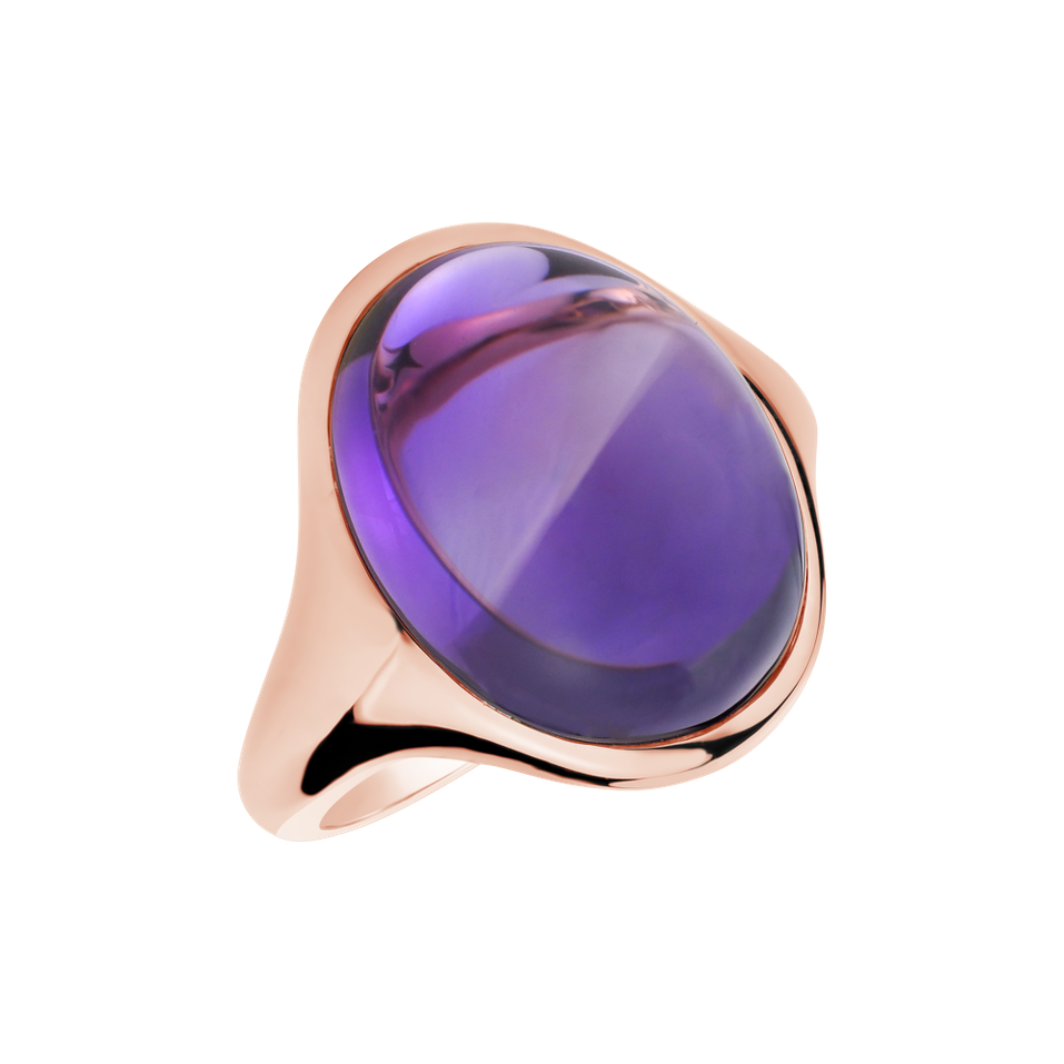 Ring with Amethyst Moonlight Trip