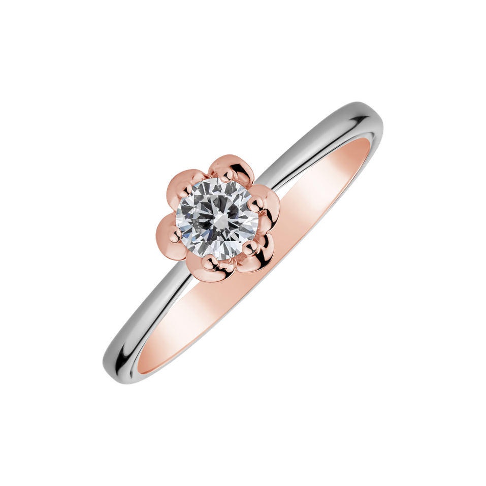 Diamond ring Dual Rose