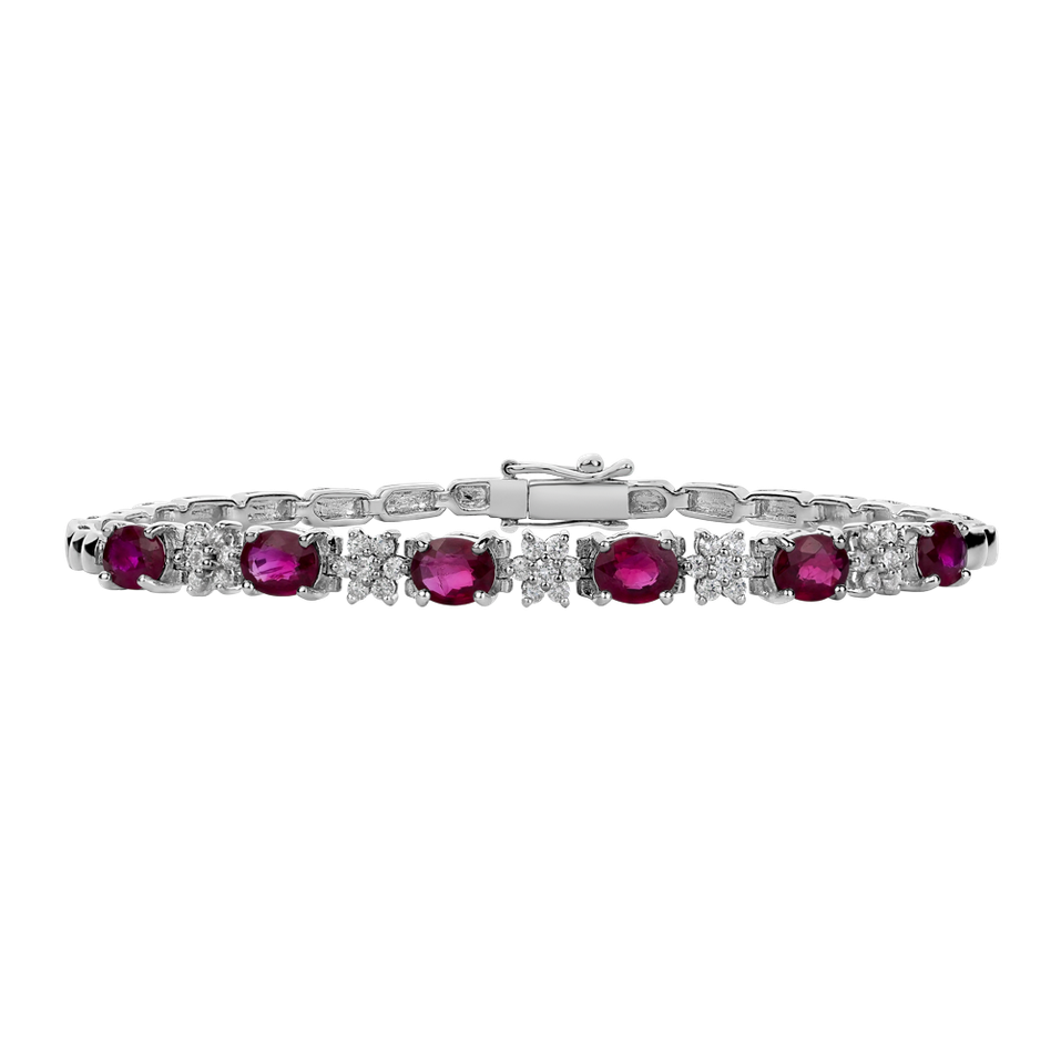 Diamond bracelet with Ruby Princess Dearest