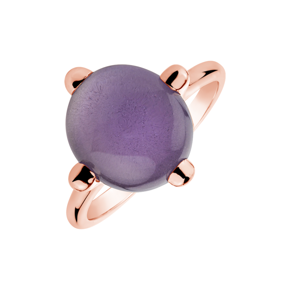 Ring with Amethyst Space Empire