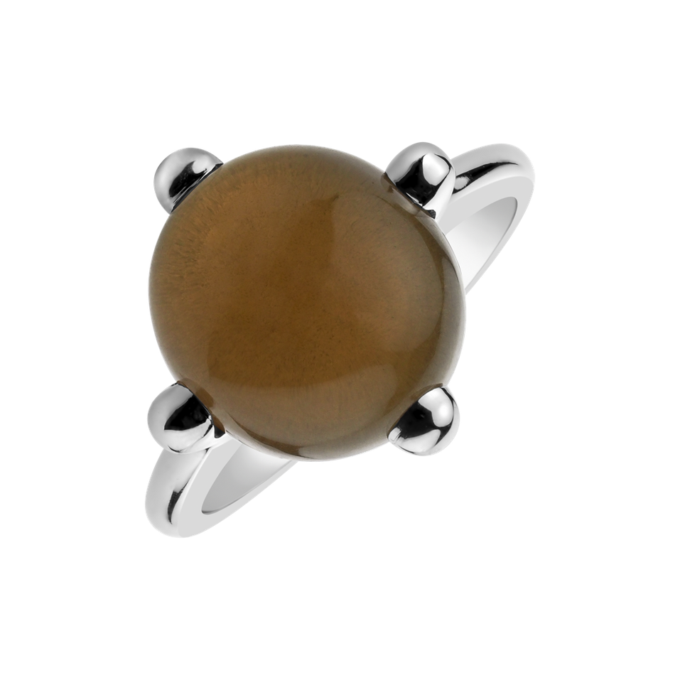 Ring with Quartz Space Empire