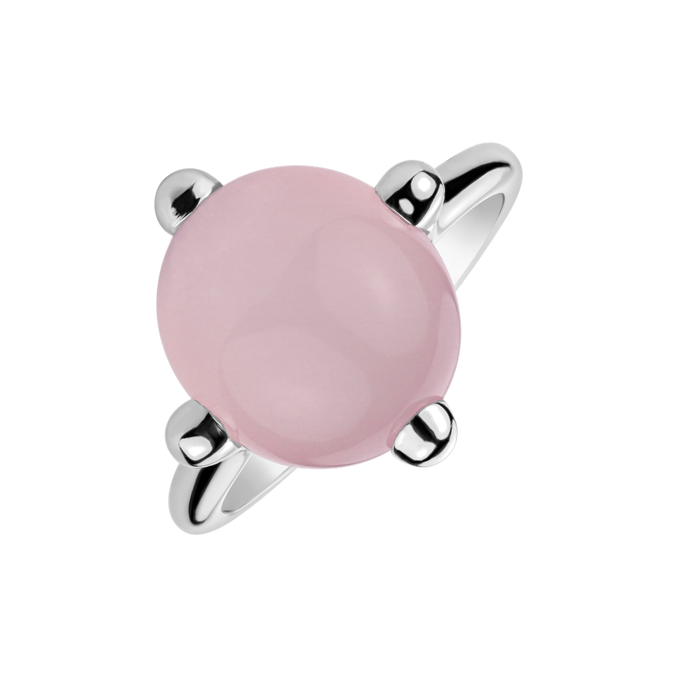 Ring with Rose Quartz Space Empire