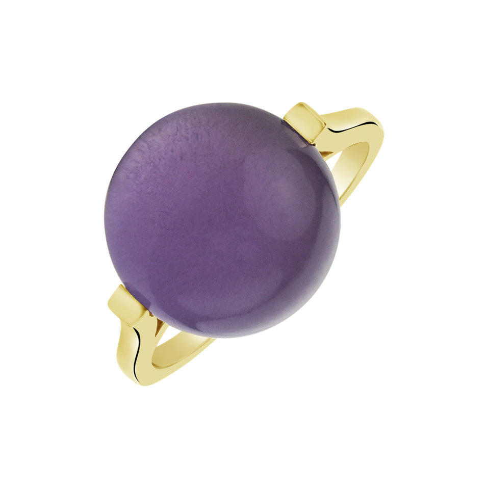 Ring with Amethyst Sweet Embrace