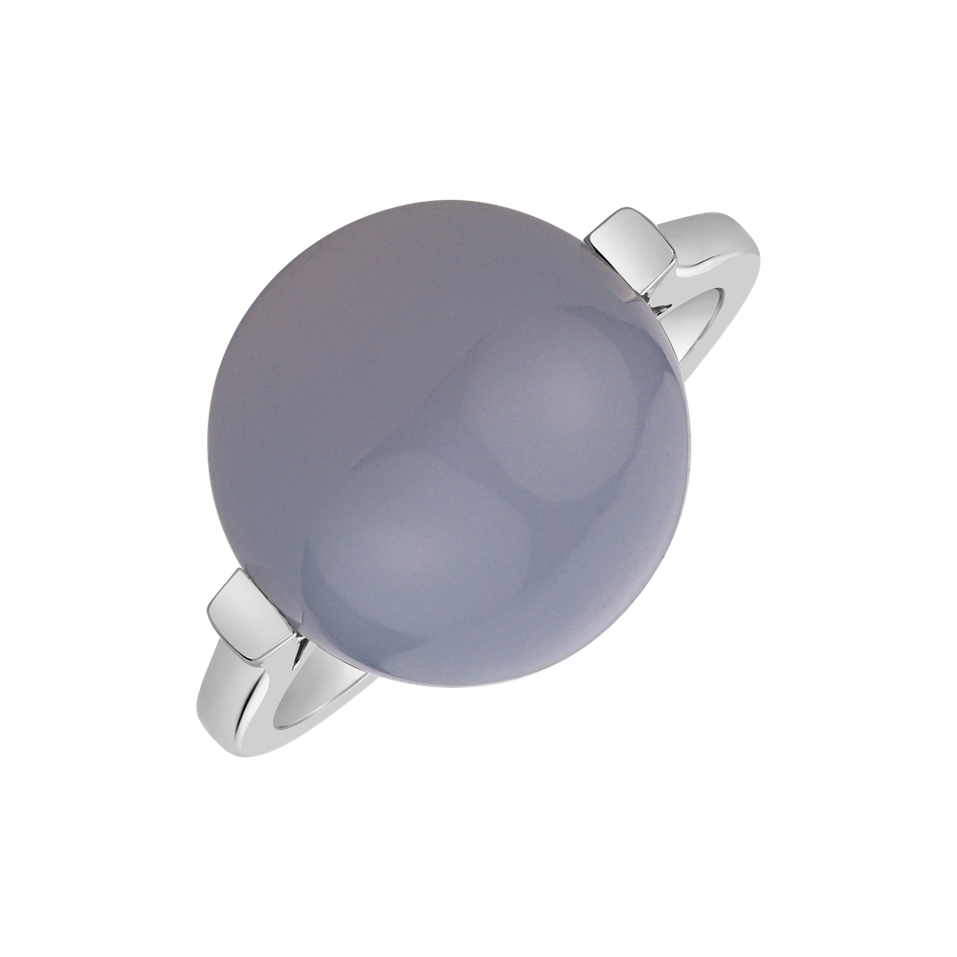 Ring with Chalcedony Sweet Embrace