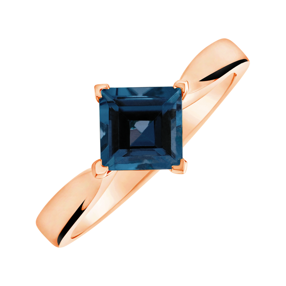 Ring with Topaz London Bonbon