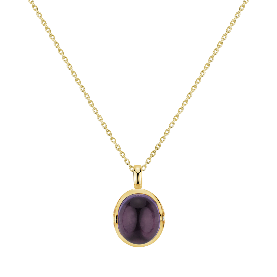 Diamond pendant with Amethyst Fairytale Drop