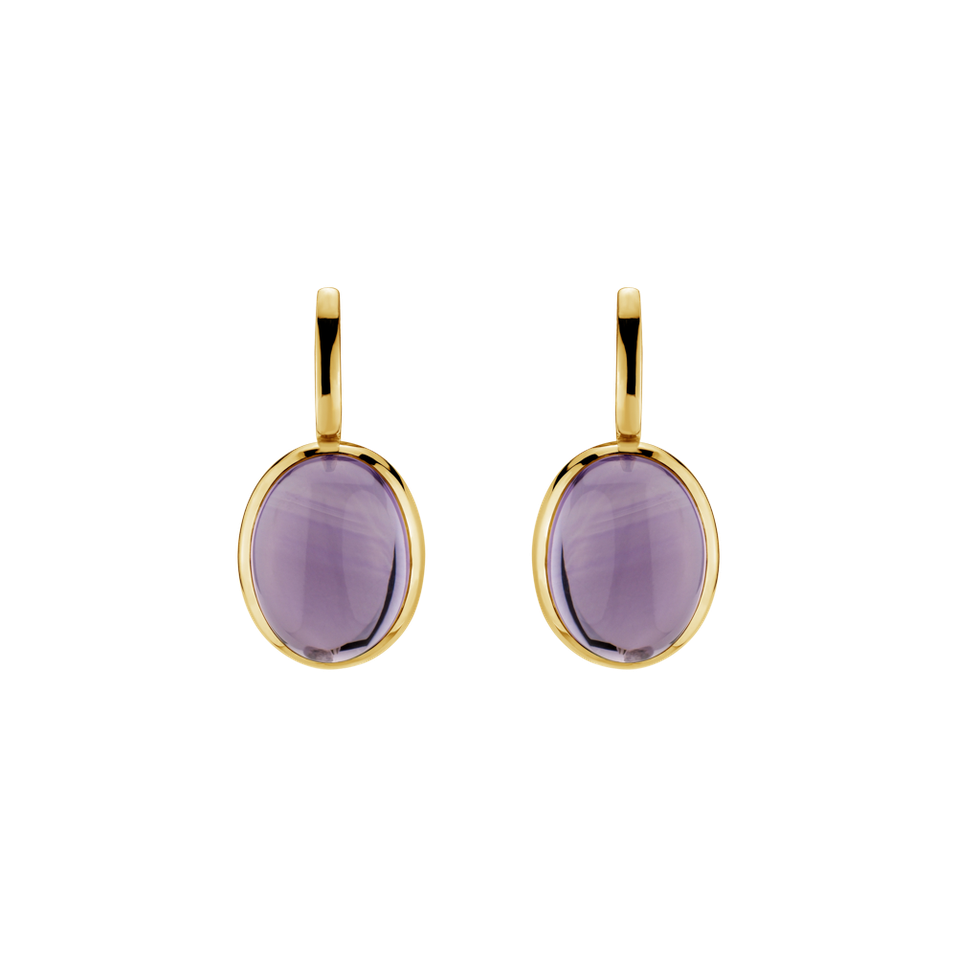 Earrings with Amethyst Miracle Cosmos