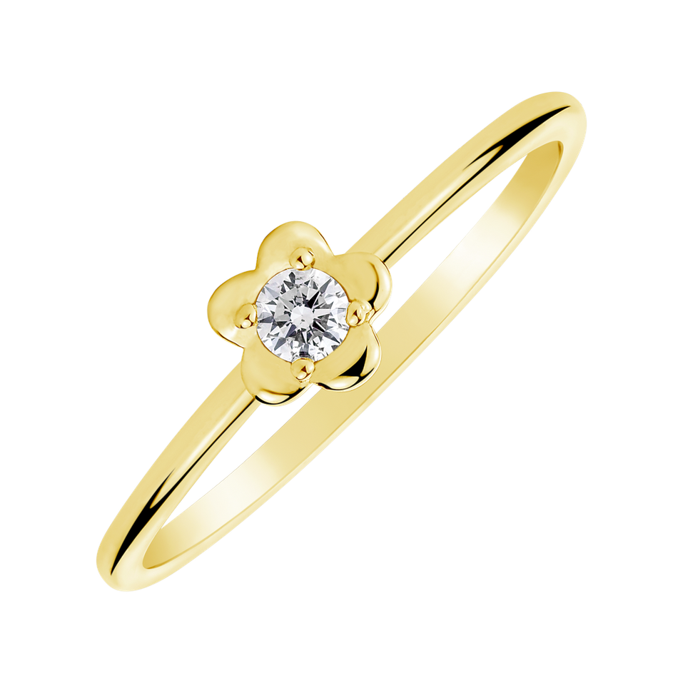 Diamond ring Delightful Flower