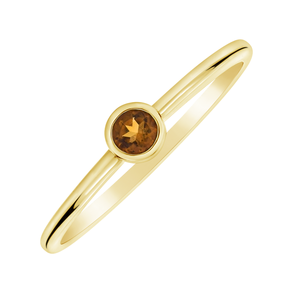 Ring with Citrine Madeira Bonbon