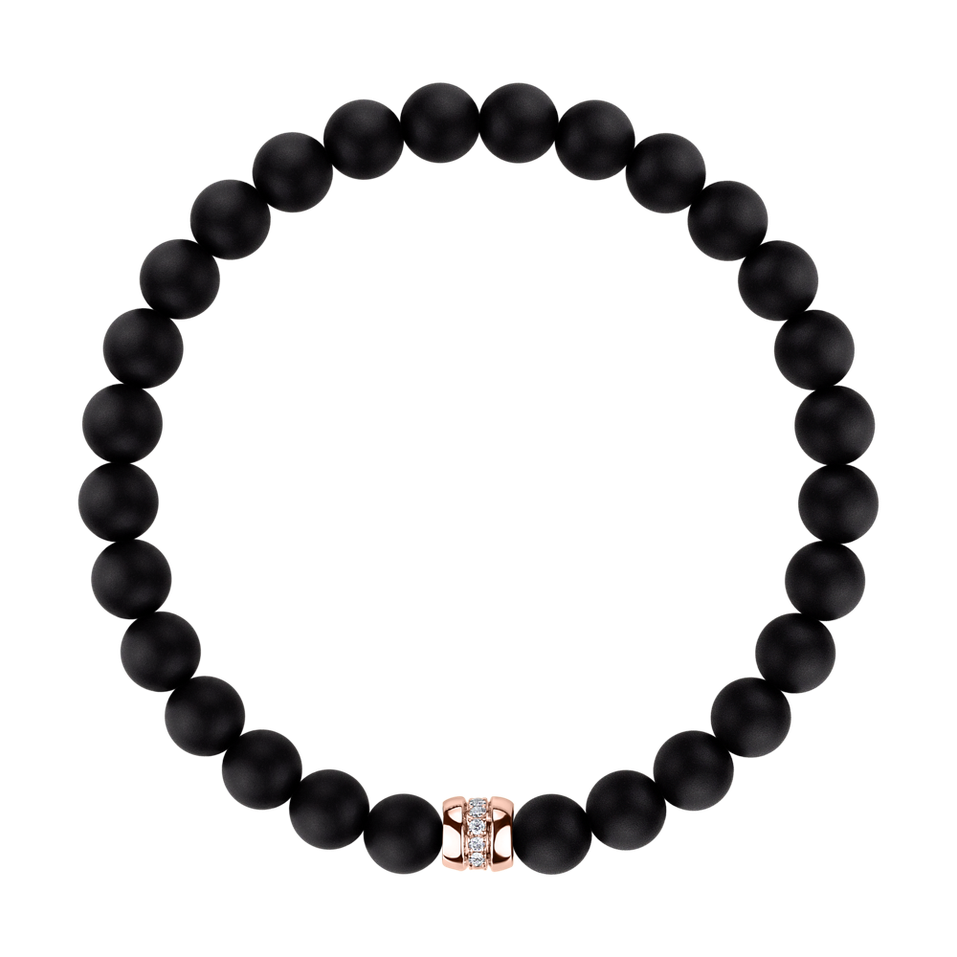 Diamond braclet with Agate Oracle