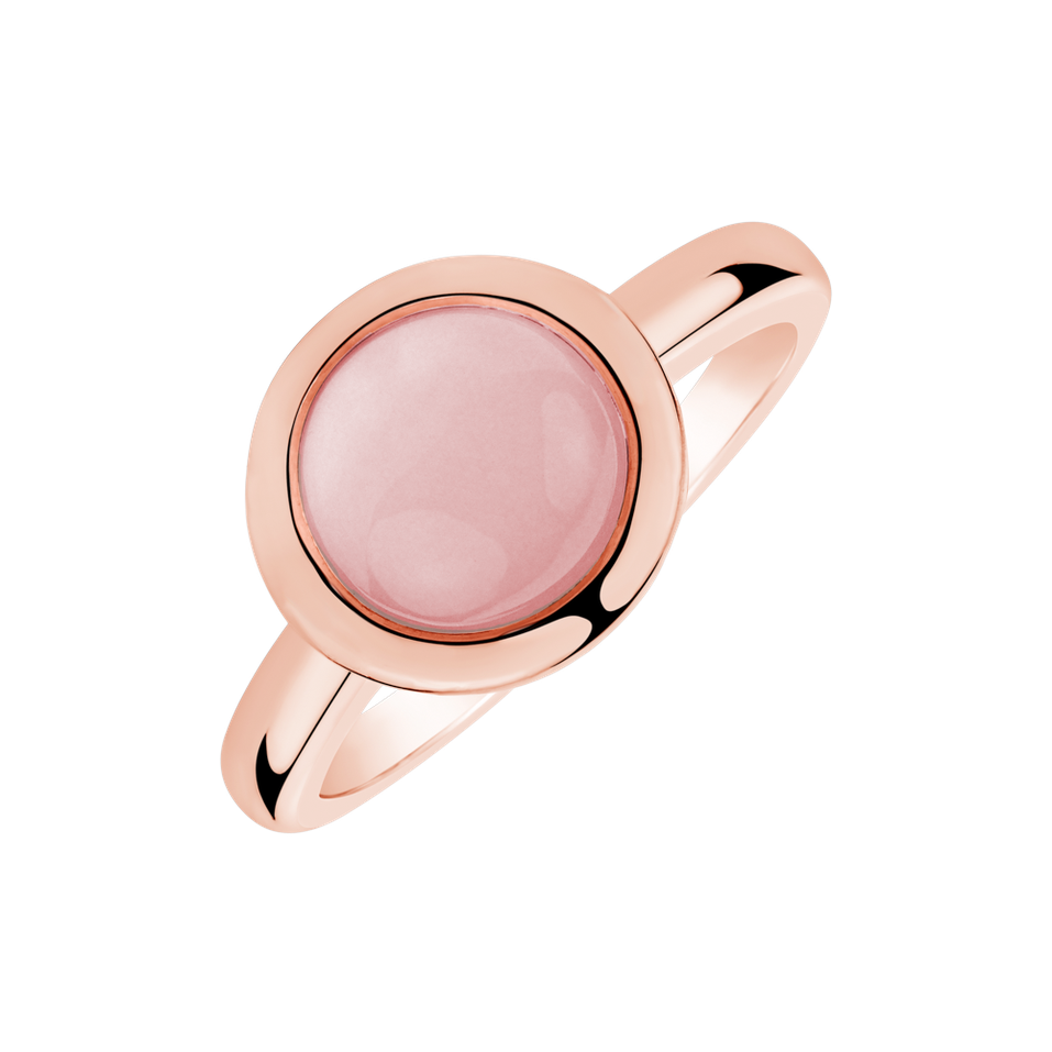 Ring with Rose Quartz Divine Princess