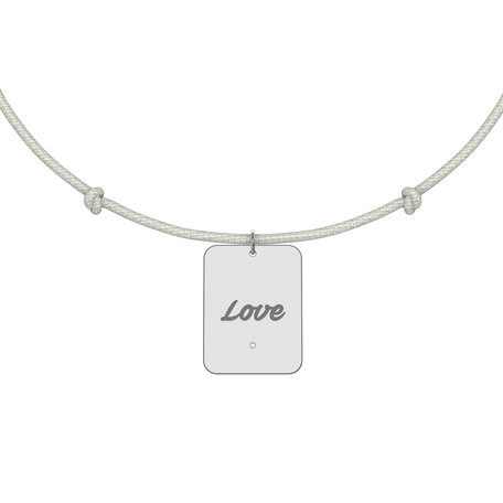 Diamond bracelet Stamp Love