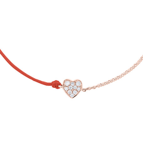 Diamond bracelet Little Heart