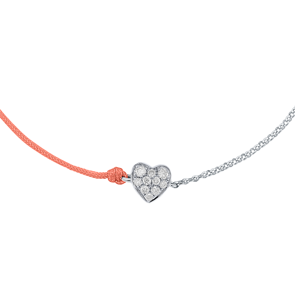 Diamond bracelet Little Heart