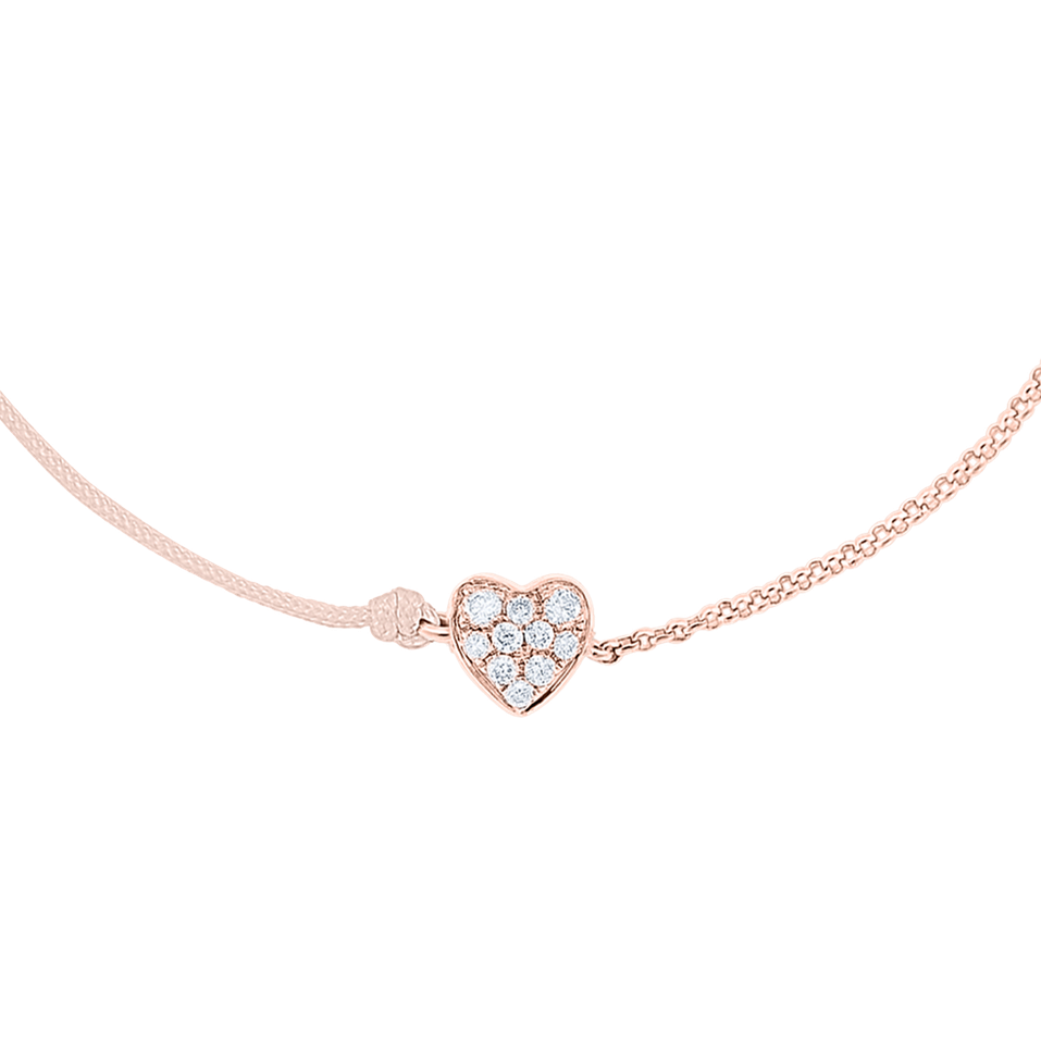 Diamond bracelet Little Heart