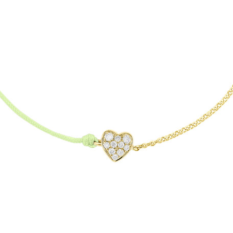 Diamond bracelet Little Heart