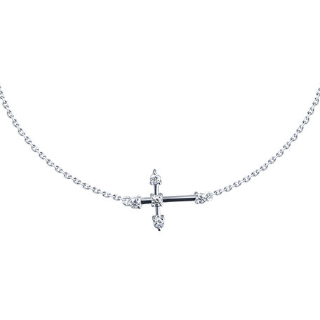 Diamond bracelet Shiny Cross