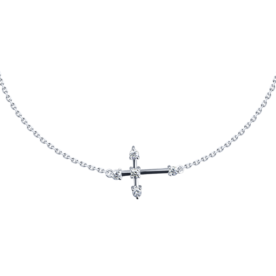 Diamond bracelet Shiny Cross