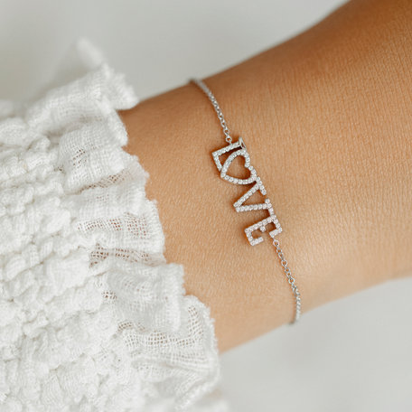 Diamond bracelet Love