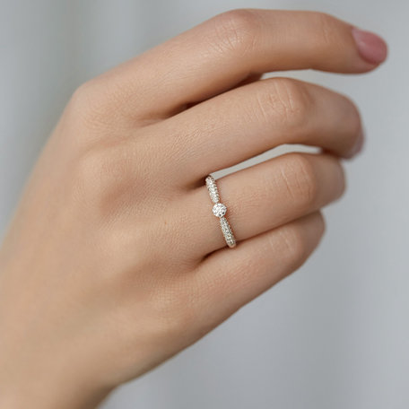 Diamond ring Made with Love