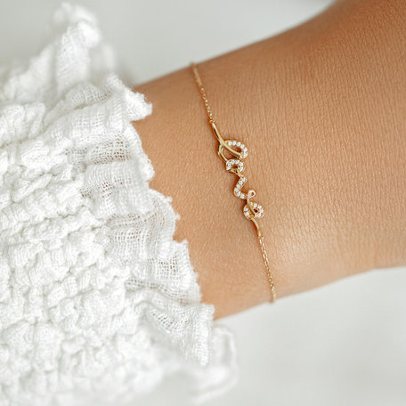 Diamond bracelet Love