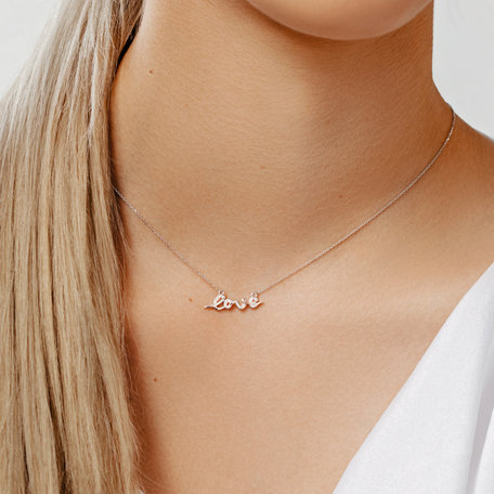 Diamond necklace Tender Love