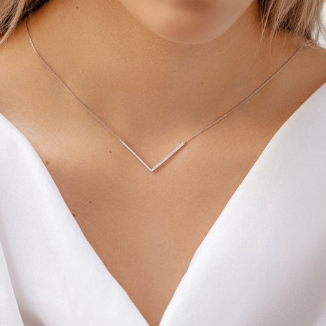 Diamond necklace Victory Line